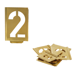 Kukko Profi-Signierschablonen-Satz (Zahlen) mit Steckmechanismus