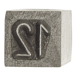 Kukko Handschlagstempel mit 2 mm Schrifthöhe