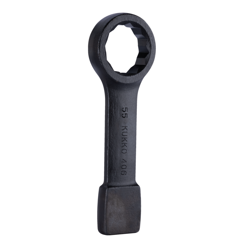 Kukko Schlag-Ringschlüssel (DIN 7444) mit 55 mm Schlüsselweite