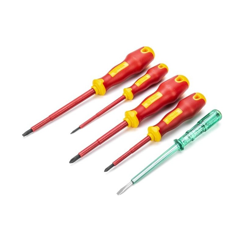 Sata 5 Tlg. Schraubendreher Set isoliert