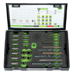 Kukko Schraubenausdreher-Satz mit Bohrern