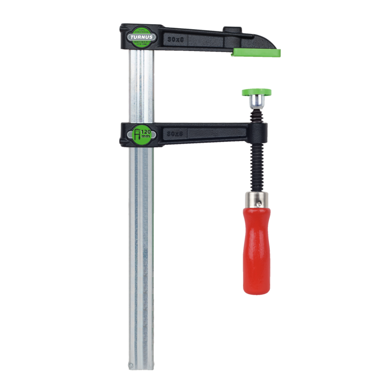 Kukko Temperguss-Schraubzwinge VIRIDIS mit Holzgriff