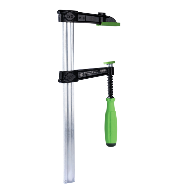 Kukko Schwerer Temperguss-Schraubknecht VIRIDIS mit 2K-Komfortgriff