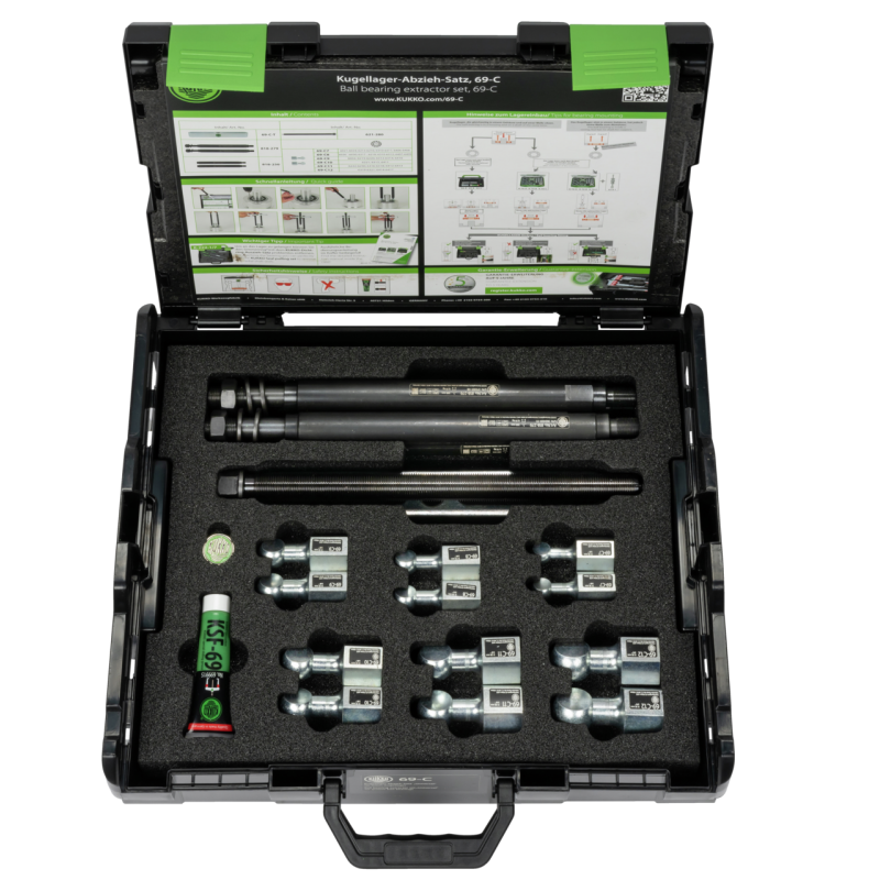Kukko Kugellager-Abzieh-Satz ″Universal″ für große Lager Ø
