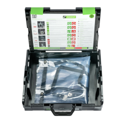 Kukko Unfallschutz-Plane für Abzieharbeiten mit Maßen 670 mm x 1.500 mm