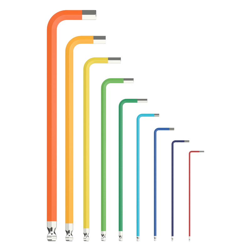 Kukko 6-Kant-Winkelschraubendreher mit Farbcodierung