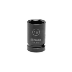 Sata 1/2 Zoll 6-Kant Kraft-Stecknuss extra dünn 19mm
