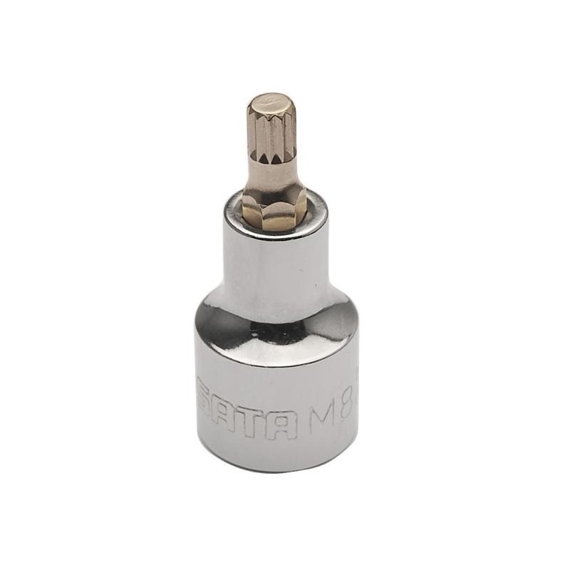 Sata 1/2 Zoll Bit Stecknuss Vielzahn M8