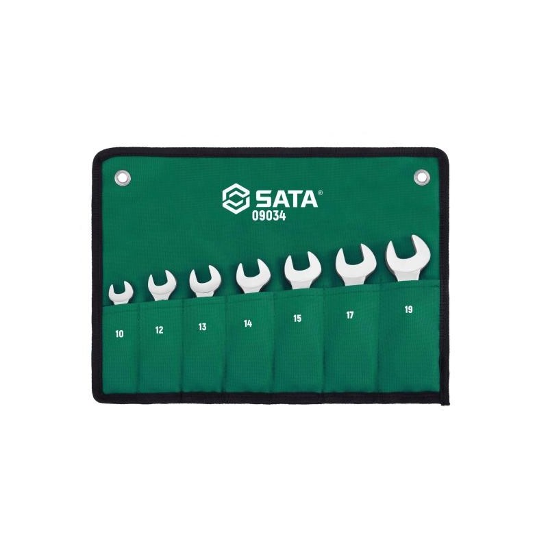 Sata 7 Tlg. Mini-Ratschen-Ringmaulschlüssel Set - 10