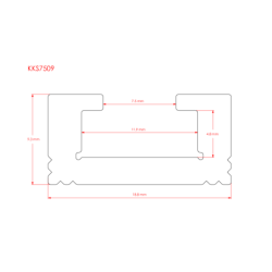 Kreg Mini-Trak Profilschiene