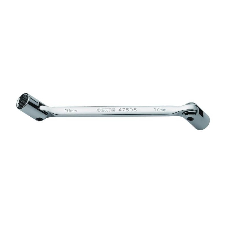 Sata Doppel-Gelenkschlüssel 14x15mm