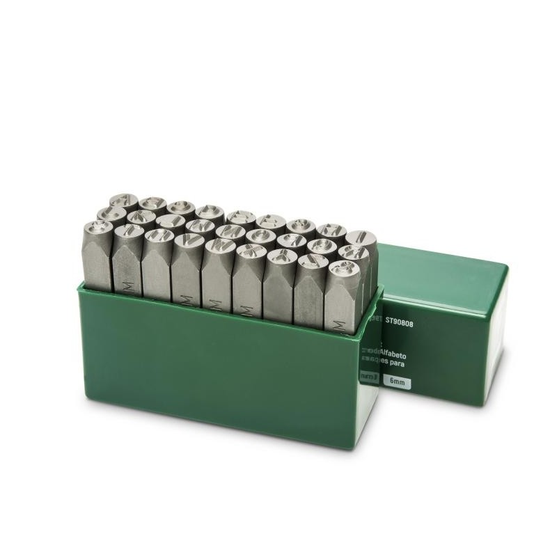 Sata 9 Tlg. Buchstaben-Prägestempel-Satz 6mm