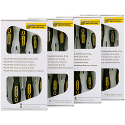 PROXXON FLEX-DOT Schraubendrehersatz Schlitz und PHILLIPS (6-teilig)