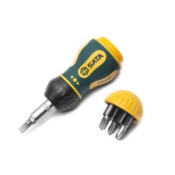 Sata 6-in-1  Ratschenschraubendreher Set klein