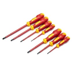 Sata 7 Tlg. Schraubendreher Set isoliert