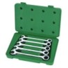 Sata 5 Tlg. Doppelratschen-Ringmaulschlüssel Set - 10