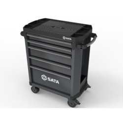 Sata Werkstattwagen mit 5 Schubladen - Pro (Schwarz)