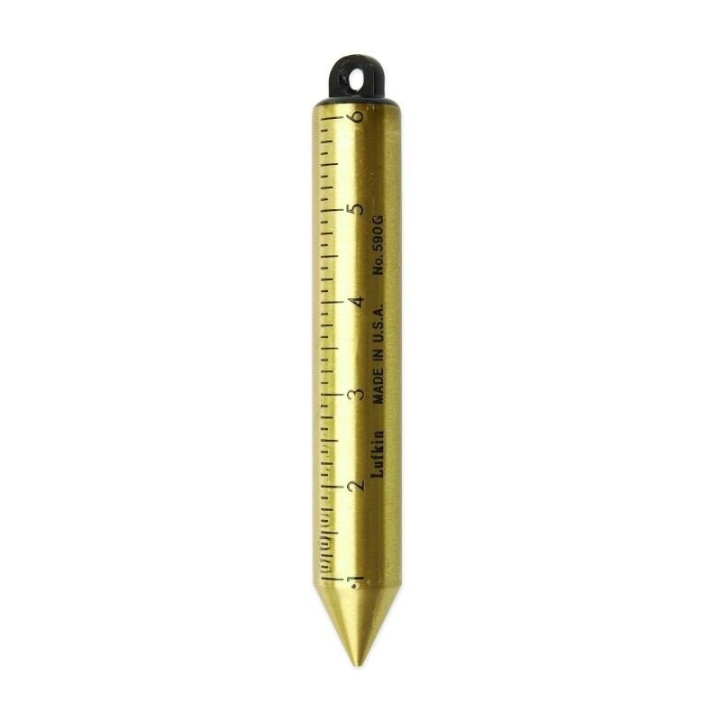 Crescent 20 oz. Inage Solid Brass Cylindrical Blunt Point SAE Senkblei