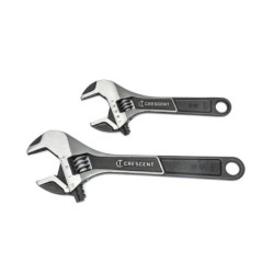 Crescent 2 Pc. Wide Jaw Adjustable Wrench Set 6" & 10"