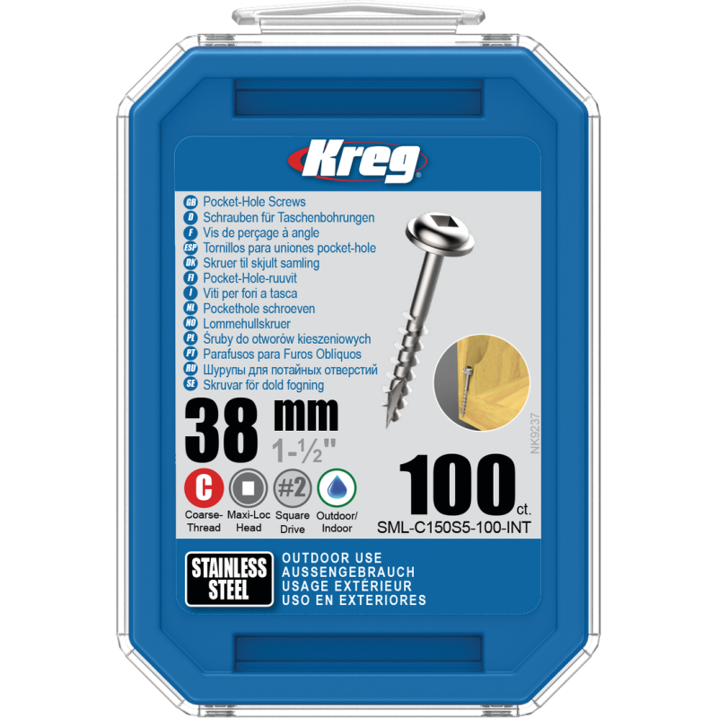Kreg Pocket-Hole Schrauben 38 mm