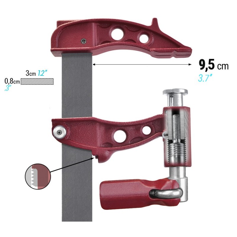 Piher HOCHLEISTUNGSSCHRAUB. MAXIPRESS E 20 cm
