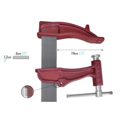 Piher SCHRAUBZWINGE PIHER XXL 80 cm