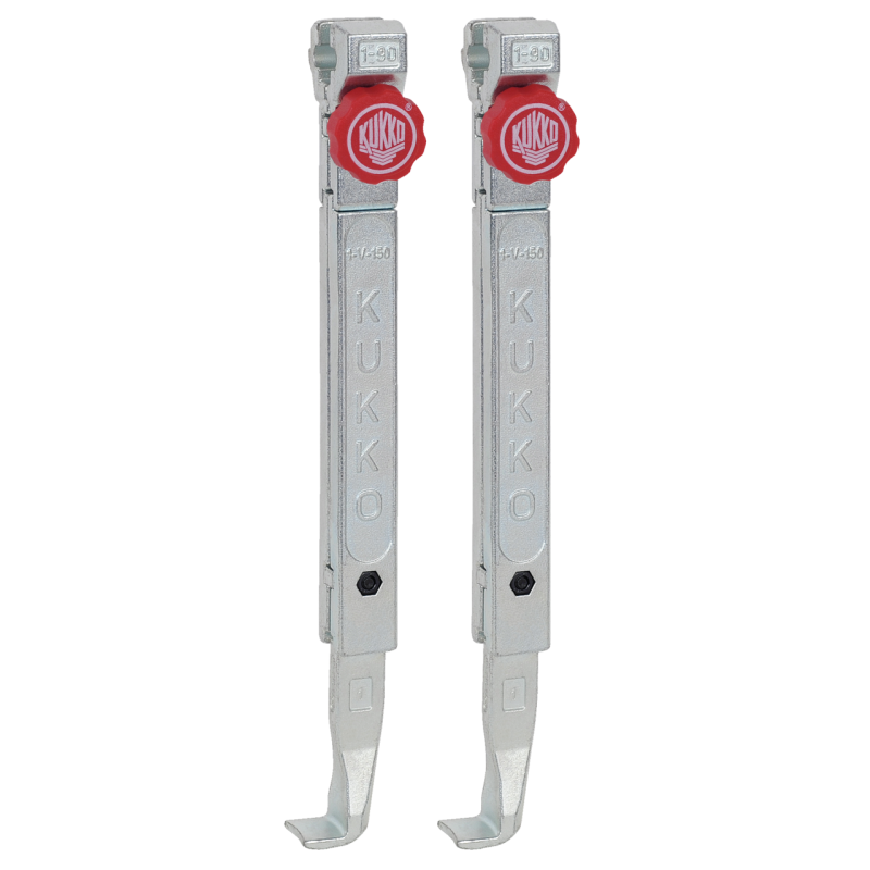 Kukko Schnellverstellbare Standard-Abzugshaken (Paar