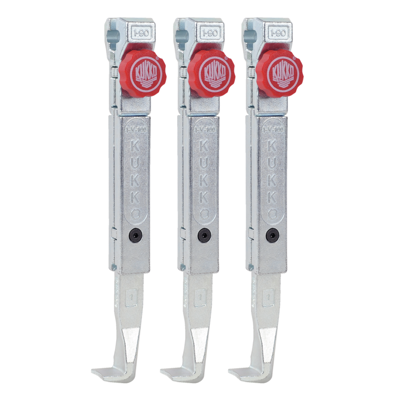 Kukko Schnellverstellbare Standard-Abzugshaken (Satz