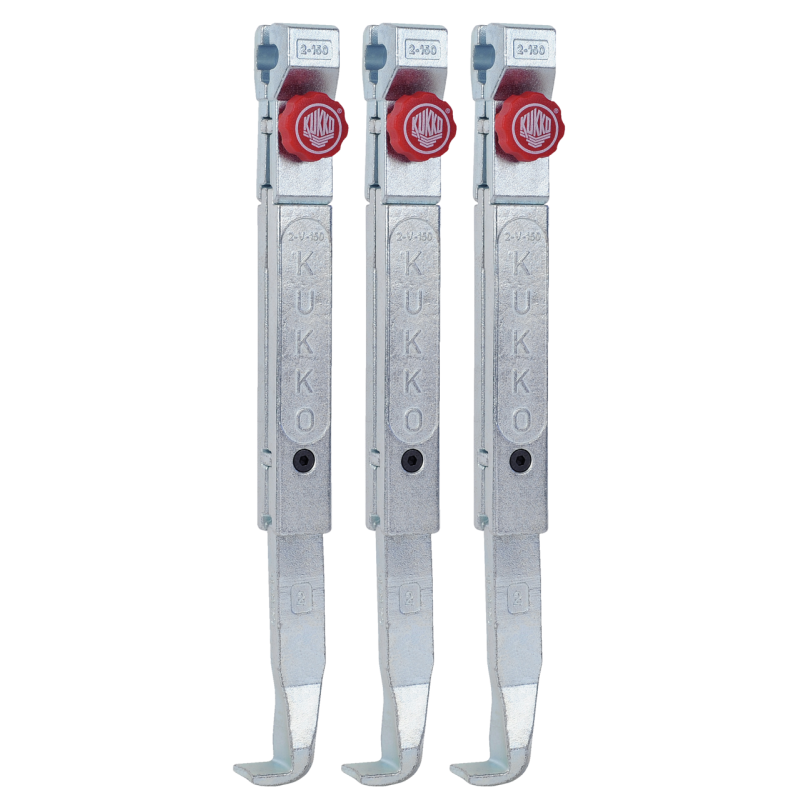 Kukko Schnellverstellbare Standard-Abzugshaken (Satz