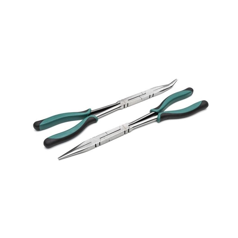 Sata 2 Tlg. Doppelgelenkzangen Set (gerade & gebogen)
