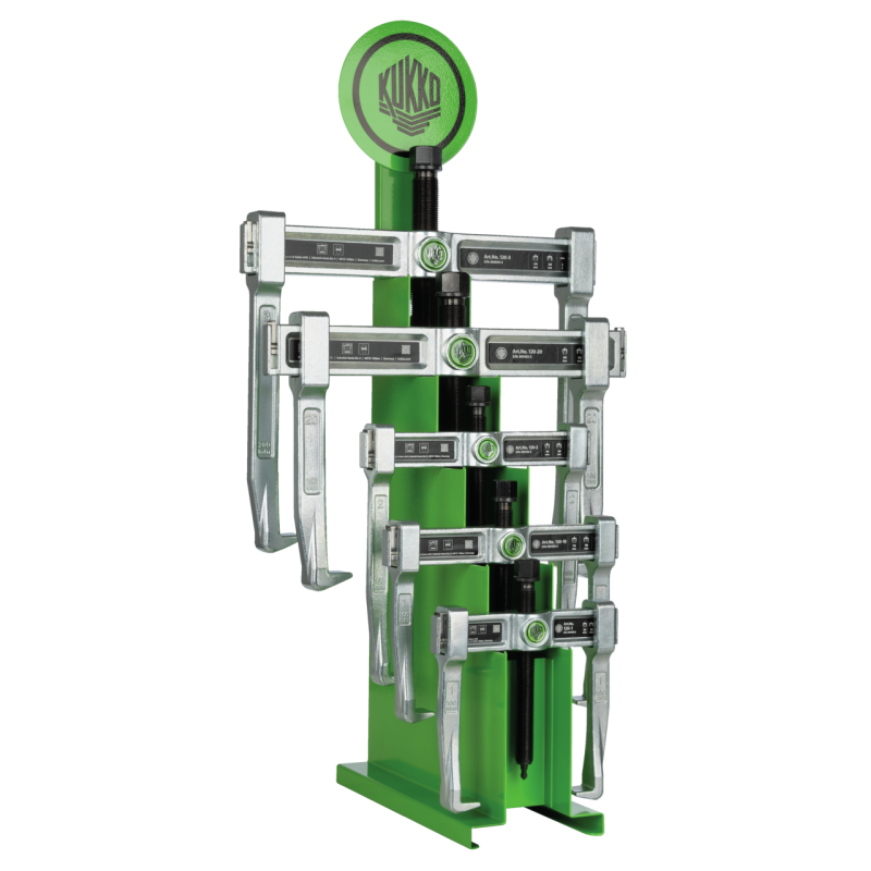Kukko Verkaufsdisplay für 2-armige Universal-Abzieher “VARIO“ mit federnder Endsicherung
