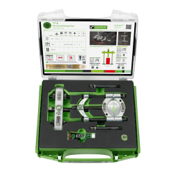 Kukko Trennvorrichtungssatz mit Schnellspann-Druckspindel Ø 12-75 mm/300 mm
