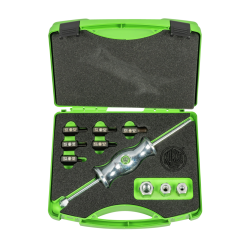 Kukko Gleithammersätze im Koffer mit Gewindeadaptern in verschiedenen Größen (M6