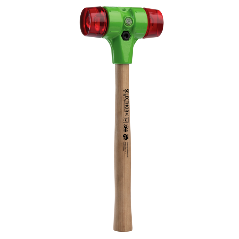 Kukko Schonhammer ″SELECTHOR″ KU mit Schlageinsätzen aus Kunststoff Ø 30 mm (300 mm Gesamtlänge)