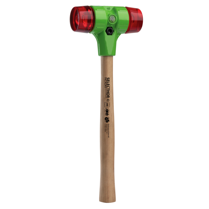 Kukko Schonhammer ″SELECTHOR″ KU mit Schlageinsätzen aus Kunststoff Ø 40 mm (330 mm Gesamtlänge)