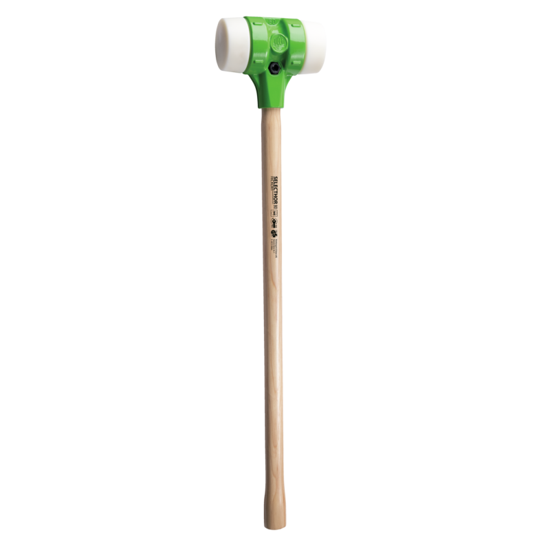 Kukko Schonhammer ″SELECTHOR″ NY mit Schlageinsätzen aus Nylon Ø 80 mm (900 mm Gesamtlänge)